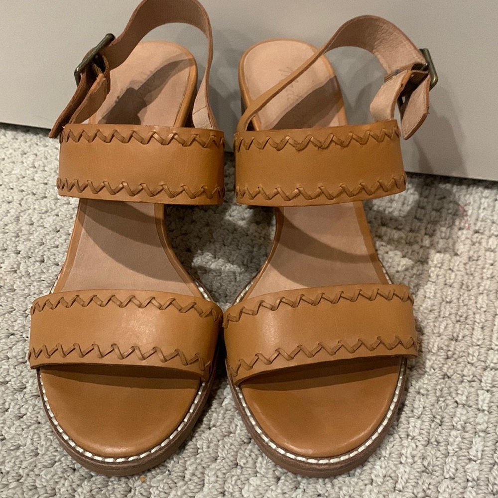Madewell heeled sandals, size 9.5